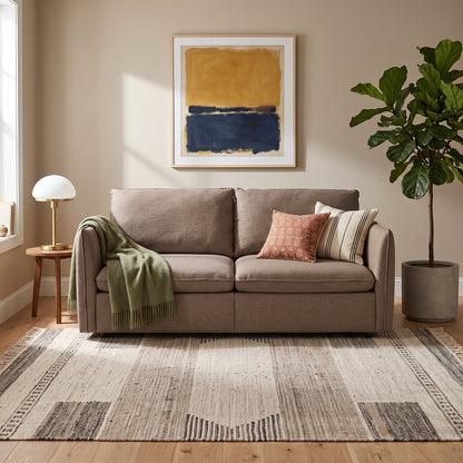 Mosaic 2 seat sofa in a home | Chestnut