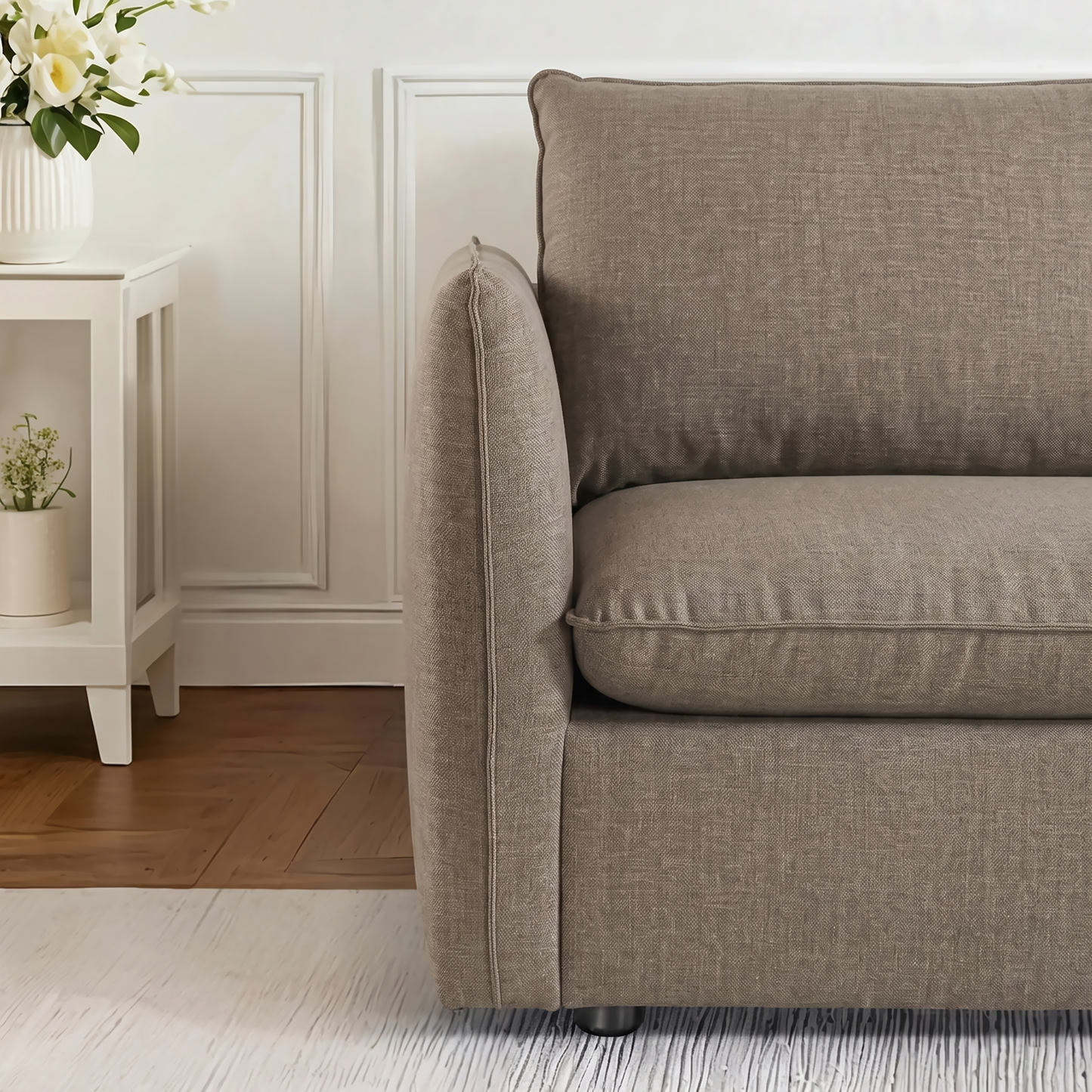 Mosaic sofa arm | Chestnut 