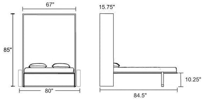 MurphySofa-Compact-queen-low-ceiling-dimensions