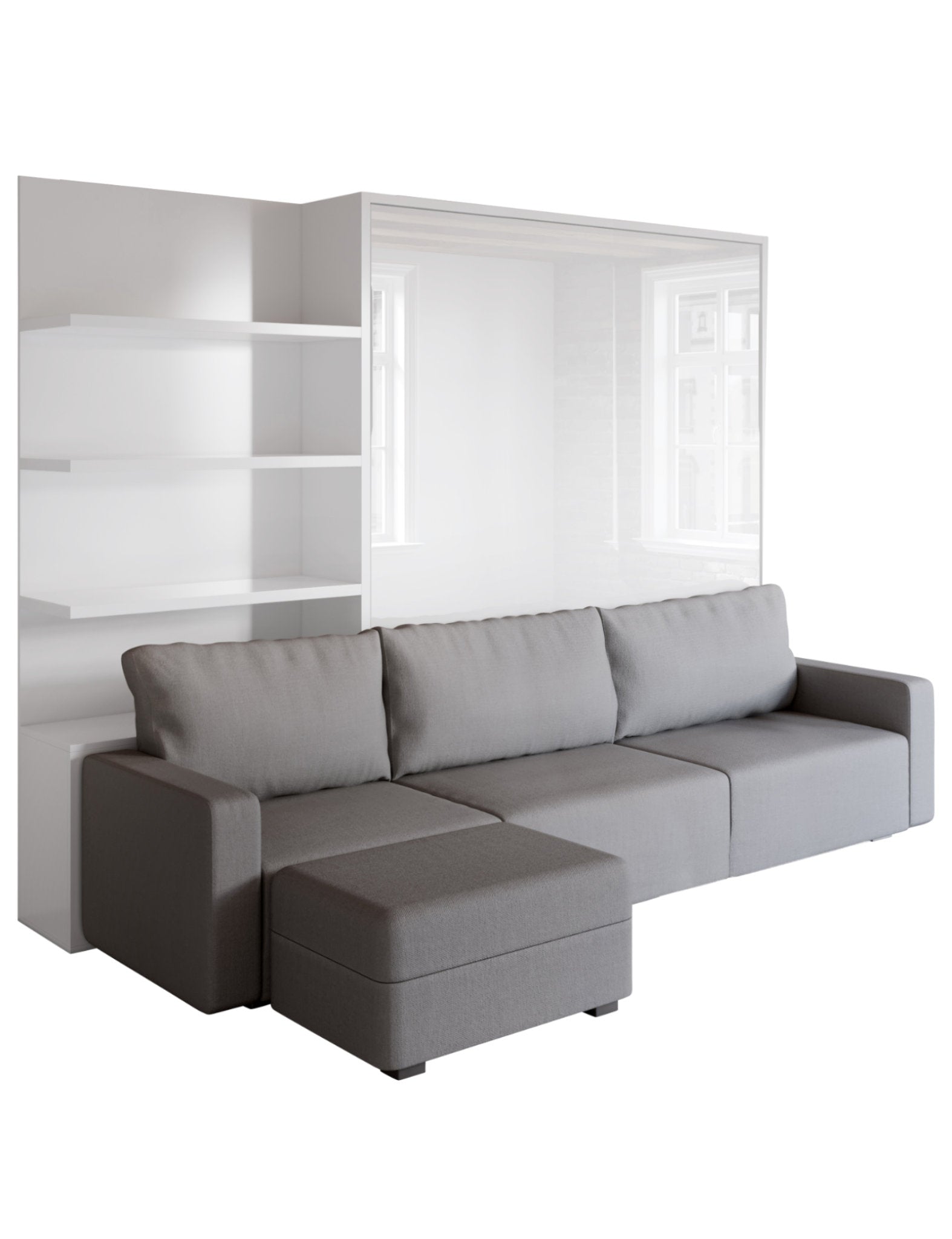 MurphySofa King sectional modular clean sofa wall bed combo