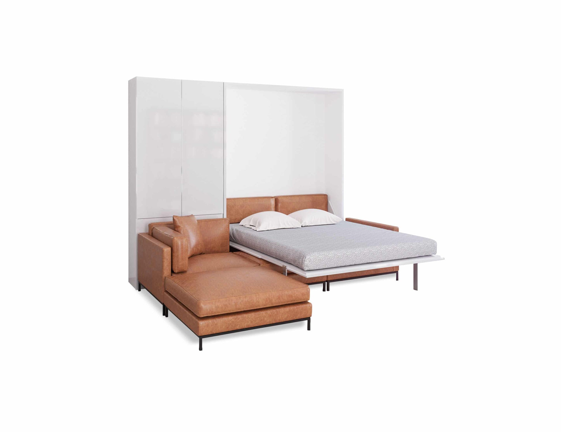 MurphySofa-Migliore-Leather-wall-bed-sofa-open-over-sofa