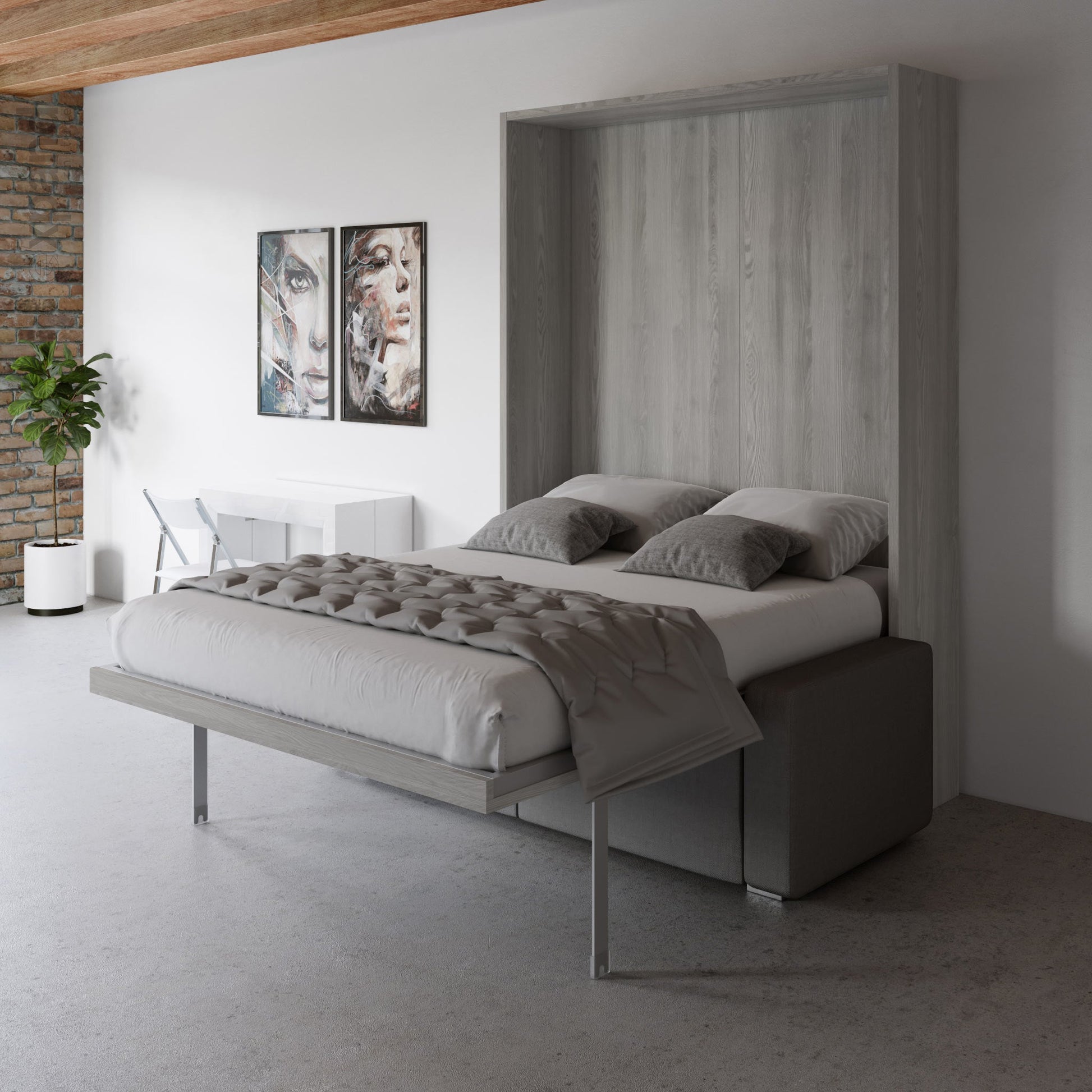 MurphySofa-clean-in-cascine-pine-grey-wood-wall-bed-sofa-open