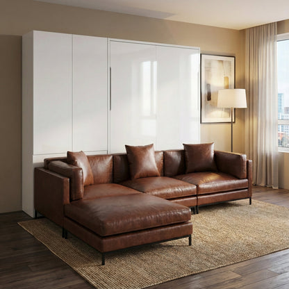 MurphySofa: Migliore Leather Sectional Wall Bed Sofa (US Only)