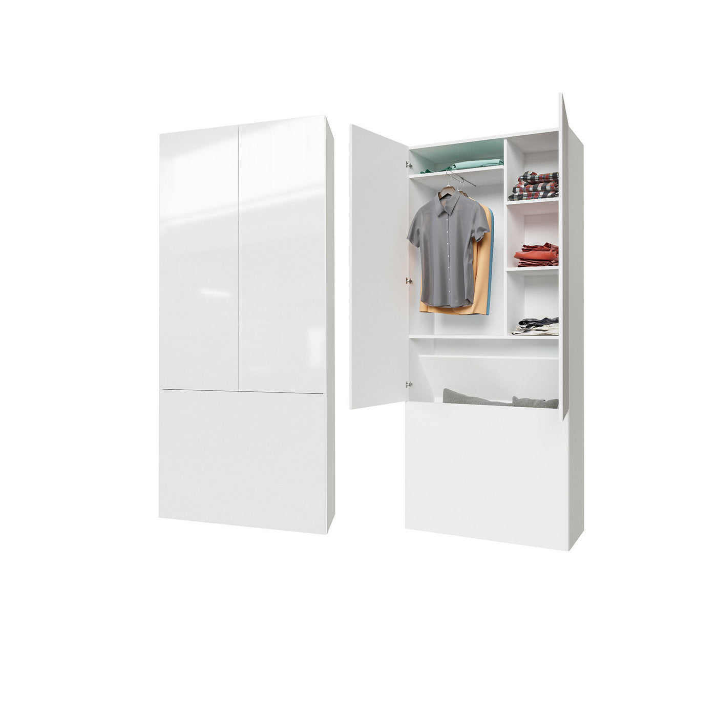 MurphySofa – 100cm wide Shallow Depth side Cupboard | Universal