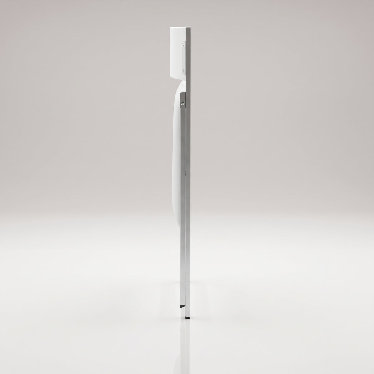 Nano folded flat chair for slim storage modern style | Glossy White