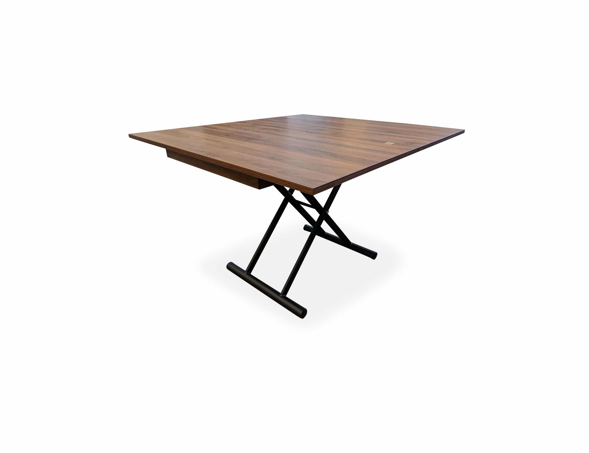 New-Alzare-Chocolate-Transforming-Table-raised-in-converted-larger-table-form