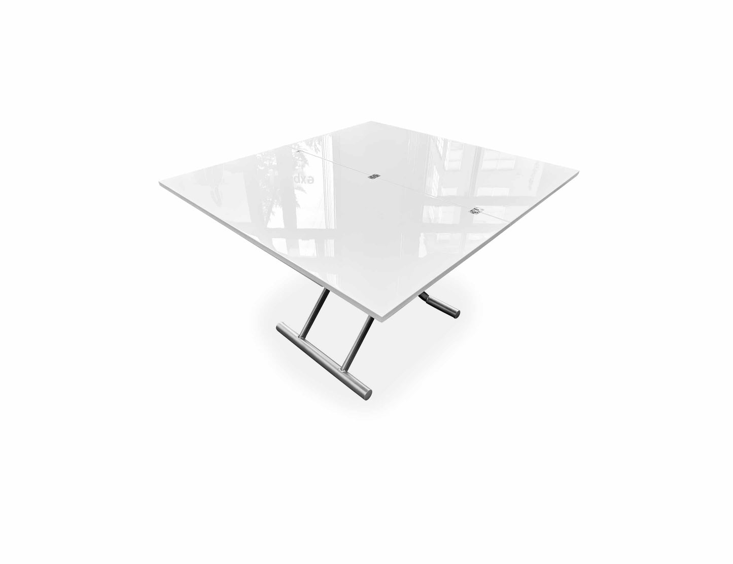 New-Alzare-Transforming-Table-in-White-Gloss-in-large-table-form-from-coffee-size