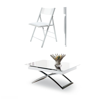 Obsidian-white-glass-coffee-to-dinner-table-with-chairs