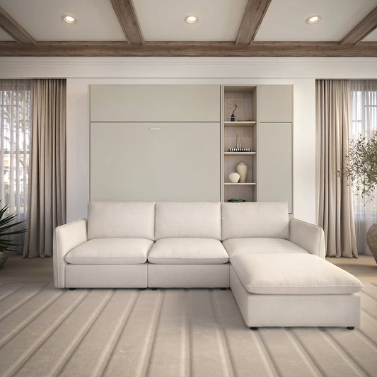 Panel Mosaic - Queen Sectional Murphy Bed Couch