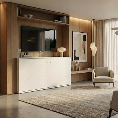 Panel Horizontal Twin Murphy Bed