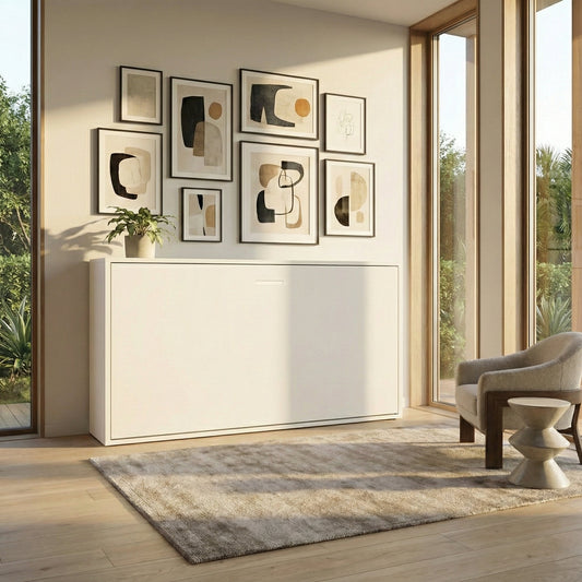 Panel Horizontal Twin Murphy Bed