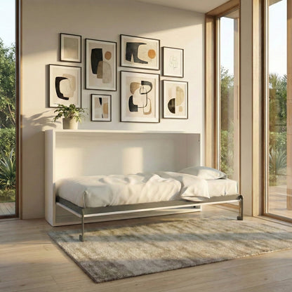 Panel Horizontal Twin Murphy Bed