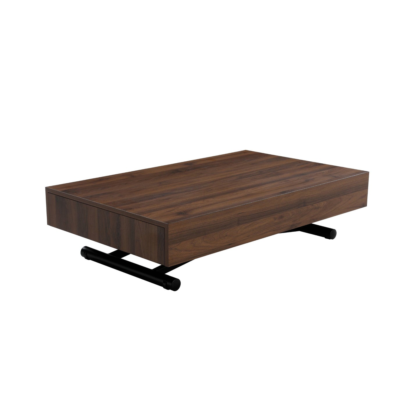 Resourceful Furniture - Span Table lifts and extends - Chocolate walnut