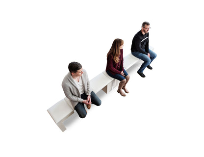 Scatola-compact-to-Extended-bench-with-people-sitting-on-it