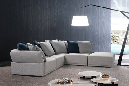 Stratus 5 seat modular sofa in modern home