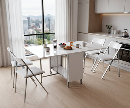 Trojan Console Table with 4 Hidden Nano Chairs