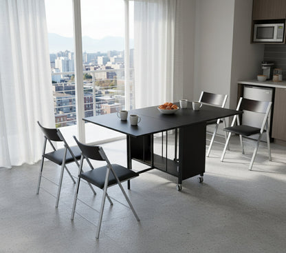 Trojan Console Table with 4 Hidden Nano Chairs