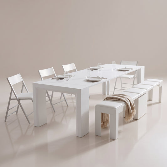 Ultimate Junior Giant dinner set extended | Glossy White Universal