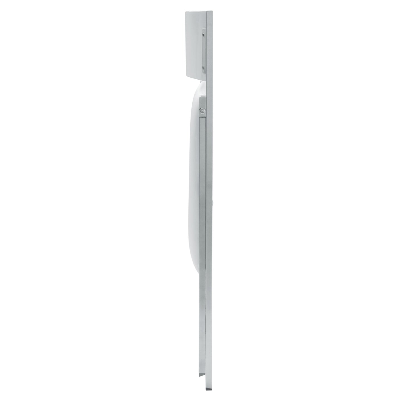 White Nano Chair folds flat for easy storage with a beautiful design | Glossy White