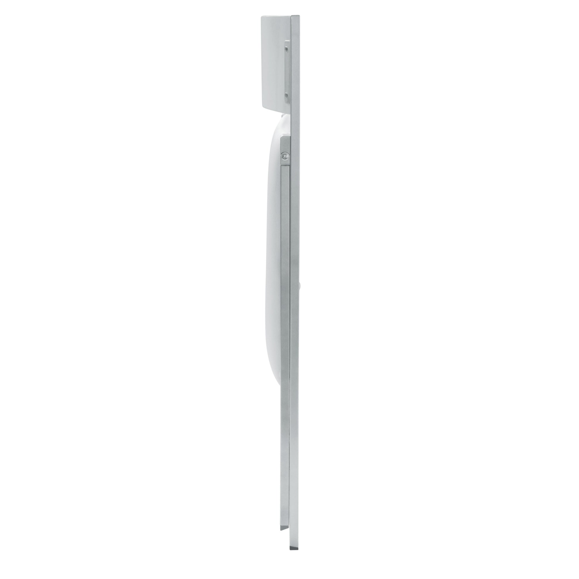 White Nano Chair folds flat for easy storage with a beautiful design | Glossy White