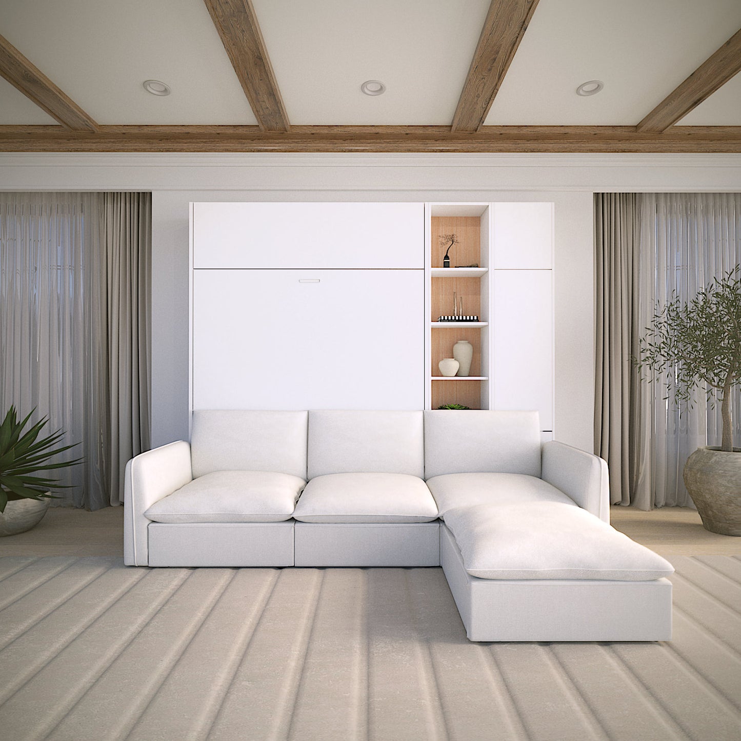 Panel Mosaic - Sectional Murphy Bed Couch