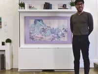 Demonstration of Compatto Revolving Office at Expand Furniture | Universal