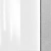 Glossy White - Silver