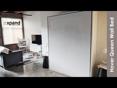 Hover Modern Murphy Bed with smooth mechanics