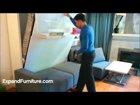 Space Saving MurphySofa Float Wall Bed Solution | Expand Furniture