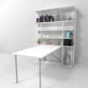 Revolving-italian-wall-bed-with-table-desk