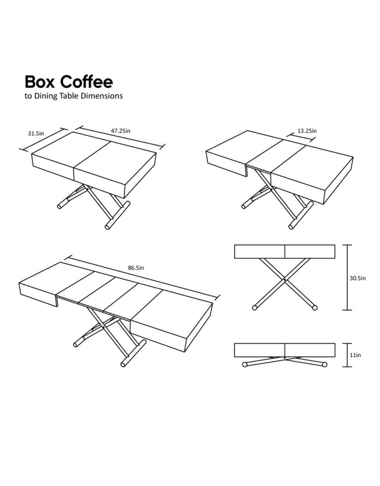 toy box coffee table plans