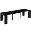 Junior Giant Revolution in black wood finish - extending table seats 12 from small console