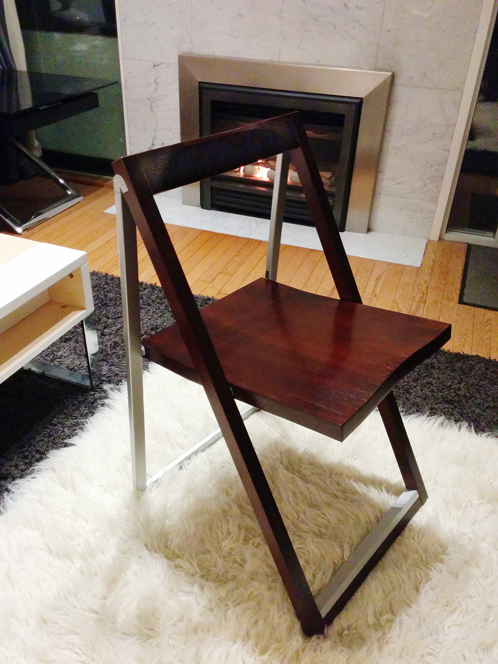 Pendulum Designer Folding Dining Chair Set Of 4 Expand Furniture
