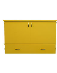 custom-cabinet-bed-in-yellow-paint