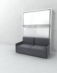 Compatto - Murphy Bed over Sofa with Floating Shelf | Expand Furniture