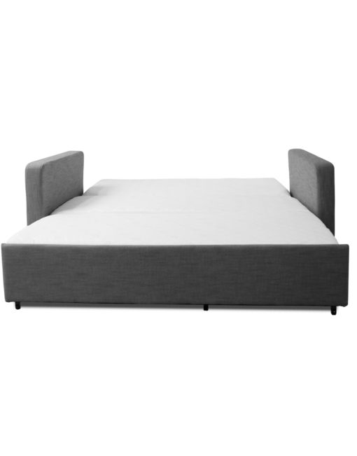 Grey-Harmony-sofa-bed-with-memory-foam-mattress-opened-into-comfortable-sleep-mode