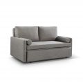 Th harmony queen sofa bed in iron grey fabric with memory foam sleep