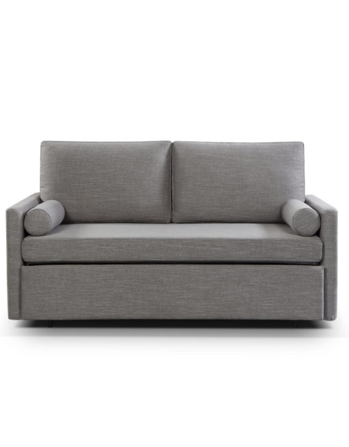 Harmony Queen sofa bed - ultra compact comfortable memory foam sofa to bed in grey fabric