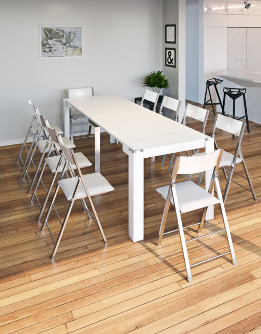 Expanda-console-extended-into-a-larger-table-in-white-wood-with-nano-chairs