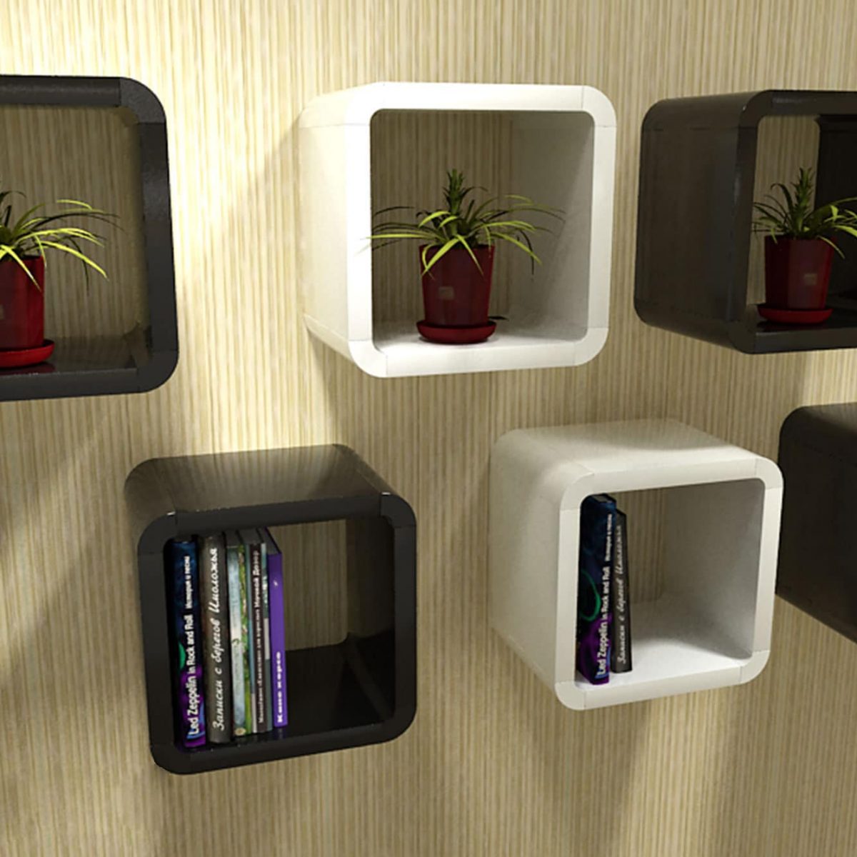 cube wall shelf
