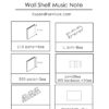 Wall-shelf-music-note-parts