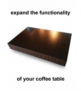 Expanding Coffee Table
