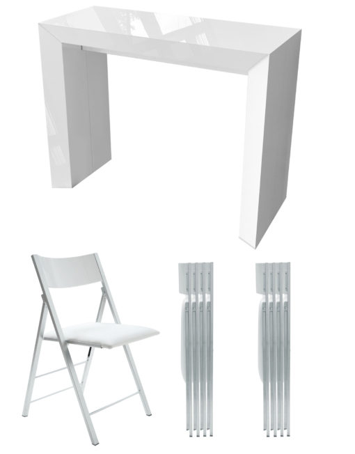 Junior-giant-edge-dining-set-in-white-gloss-with-8-nano-chair-bundle