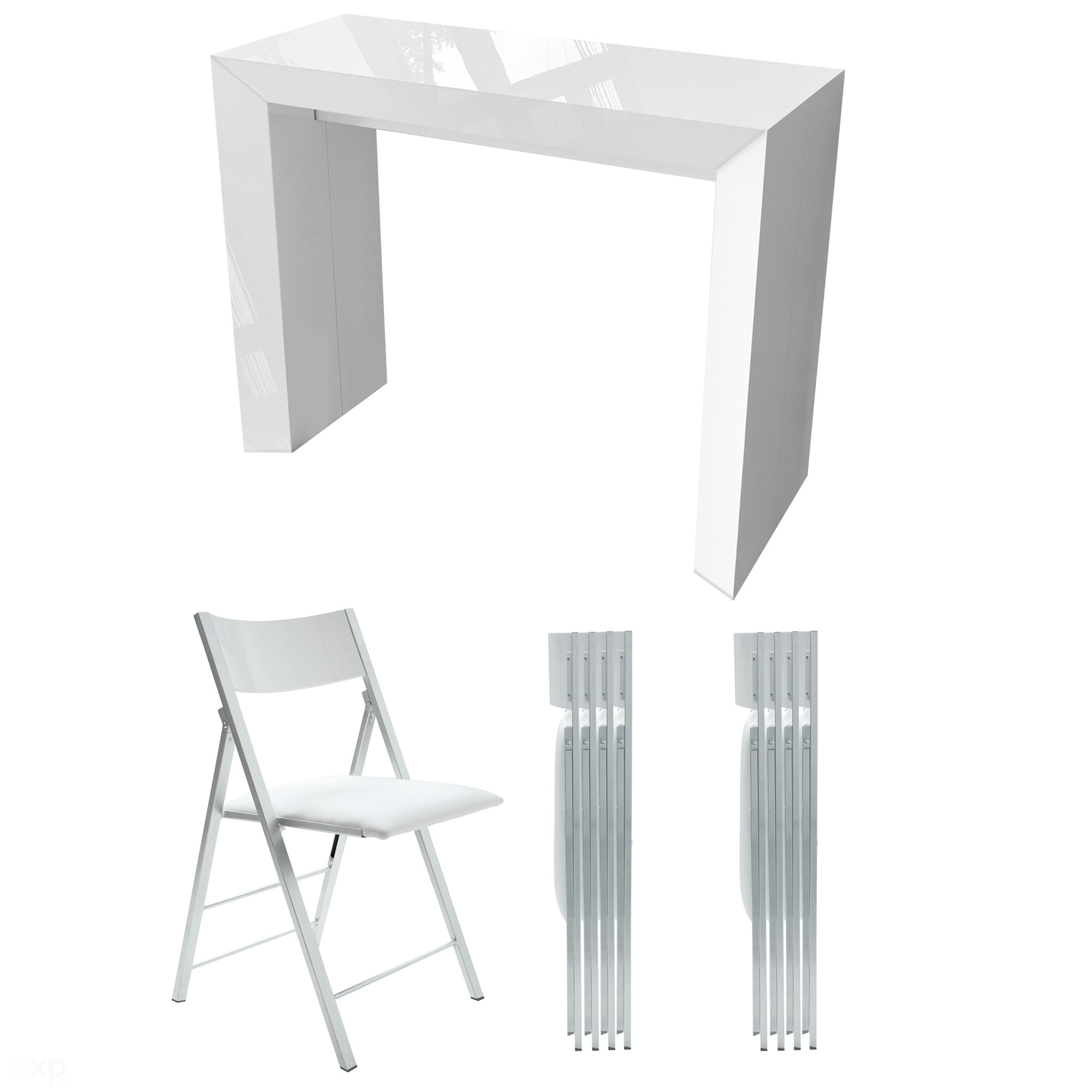 Jr Edge Dining Set Super Extending Console Table Chairs Expand Furniture Folding Tables Smarter Wall Beds Space Savers