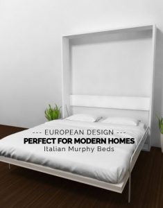 A European Design for a Modern Home - Multifunctional Italian Murphy Beds