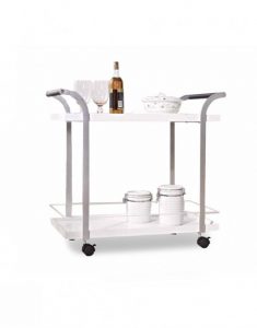 Mobile serving cart and bar by Expand Furniture