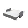 Harmony 2 - King size sofa bed with comfortable memory foam even sleep - New Iron Grey fabric