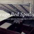 storage bed spotlight the new practico queen storage bed with gas lift