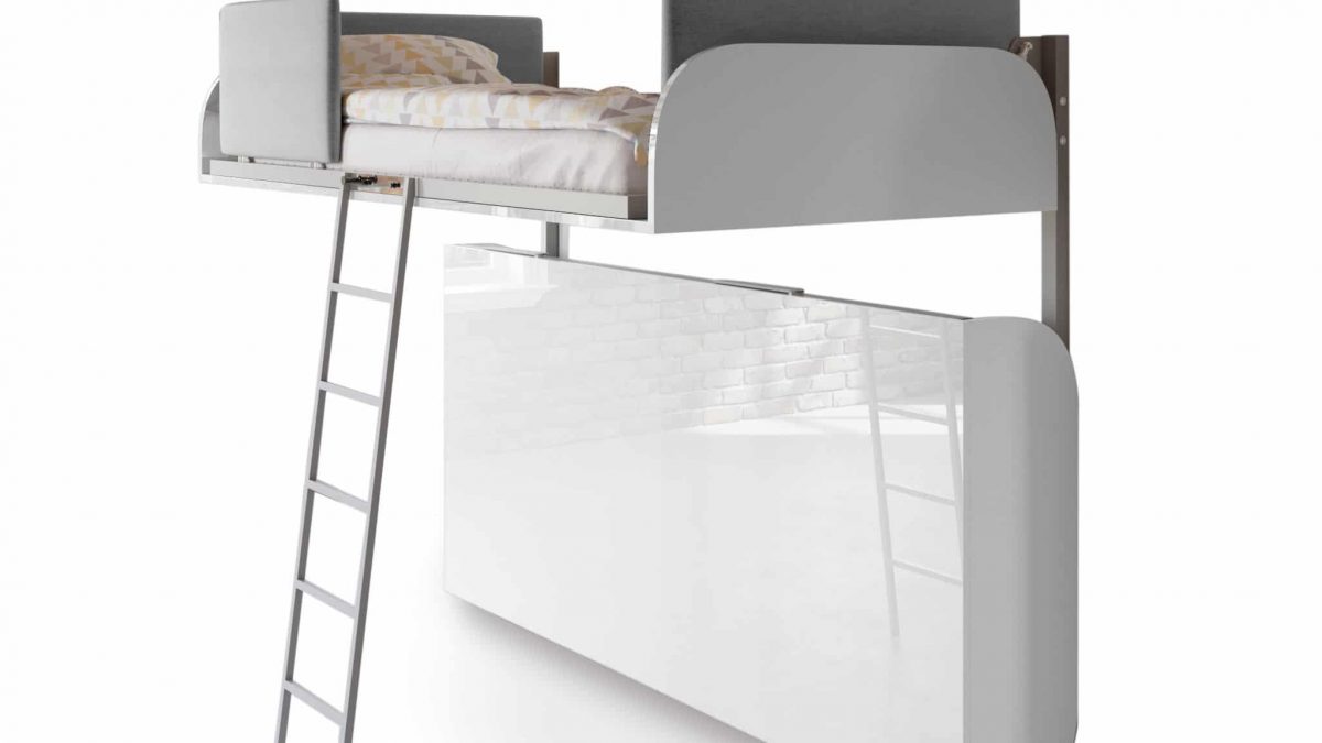 Compact Fold Away Wall Bunk Beds, Drop Down Bunk Beds