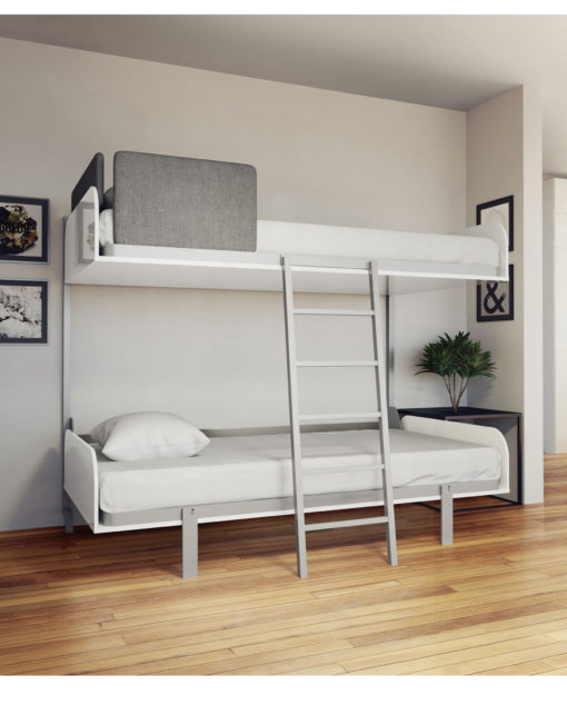 Compact Fold Away Wall Bunk Beds, How Much Is A Couch Bunk Bed With Desk In